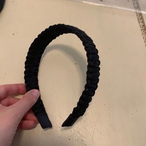Black braided headband